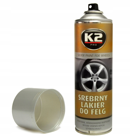 K2 LAKIER DO FELG SREBRNY