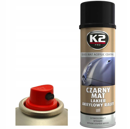 K2 LAKIER CZAR. MAT AKRYL