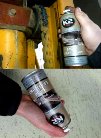 K2 SMAR GRAFITOWY 400ML