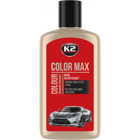 K2 COLOR MAX 250ML CZERWO